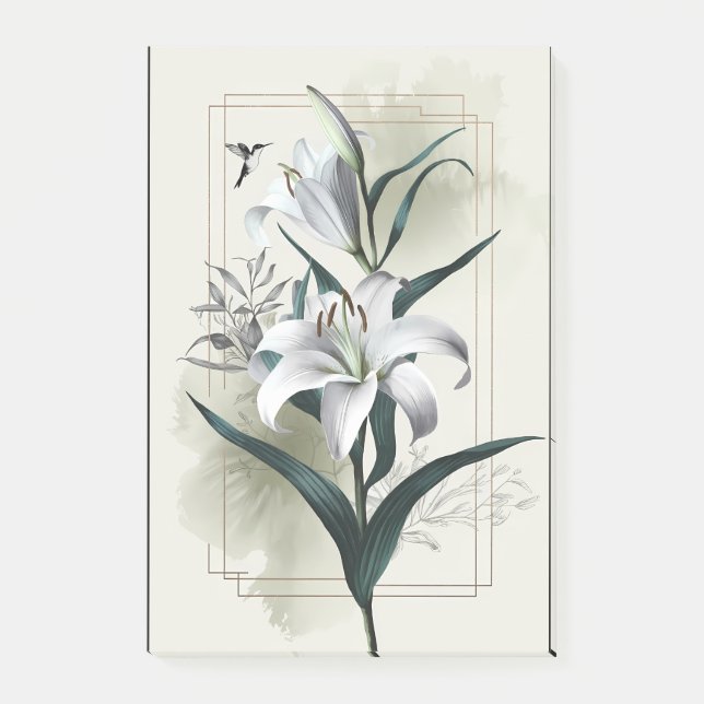 Amazon Lily Art – Gold & Scandi Style Post-it Notes (Front)