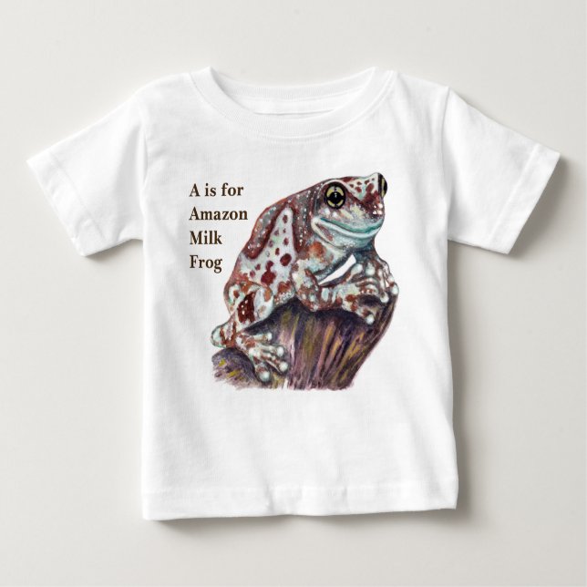 Amazon Milk Frog Artwork Baby and Kids' T-shirt (Front)