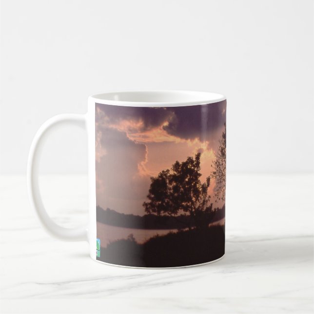 Amazon River sunset Coffee Mug (Left)