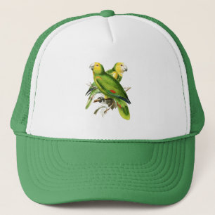 Amazona Parrots -  vintage birds Trucker Hat