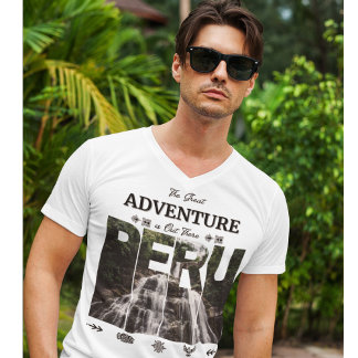 Amazonas Peru | Rainforest, Waterfall, Bayoz, Inca T-Shirt