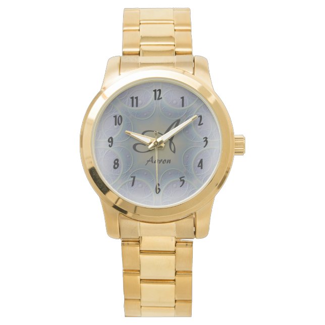 Amazone A Font Monogram Watch (Front)