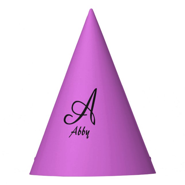 Amazone A Font Party Hat (Front)