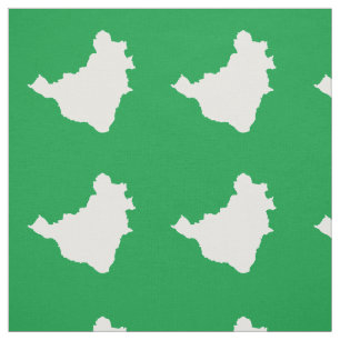 Amazonian Green Festive Brazil Fabric