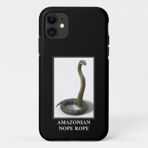 Amazonian Nope Rope - Anaconda Snake Danger iPhone 11 Case