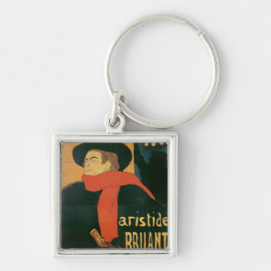 Ambassadeurs: Aristide Bruant, 1892 Key Ring