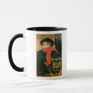 Ambassadeurs: Aristide Bruant, 1892 Mug