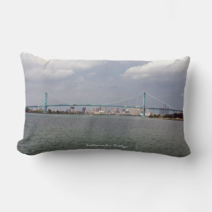 Ambassador Bridge lumbar pillow
