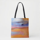 Amber Abstract Tote Bag