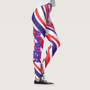 Amber Add Your Name Abstract Art Leggings