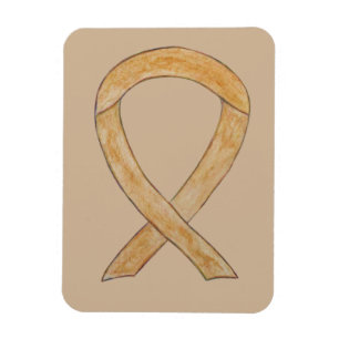 Amber Awareness Ribbon Angel Art Magnets