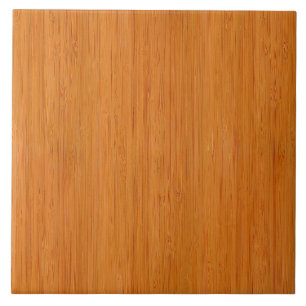 Amber Bamboo Wood Grain Look Ceramic Tile