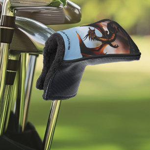 Amber Dragon Fantasy Golf Head Cover