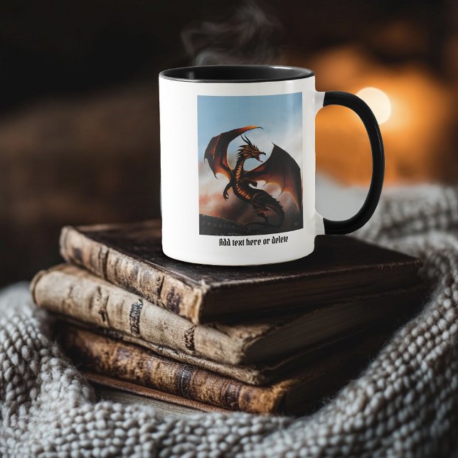 Amber Dragon Fantasy Mug (Creator Uploaded)