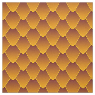 Amber Dragon Scales Fabric
