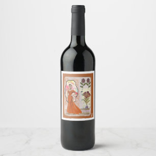 Amber Elegance Wine Label