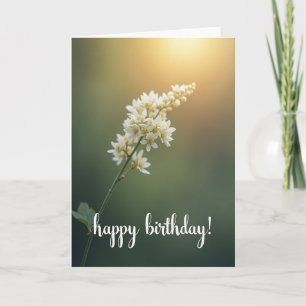 Amber Emerald Birthday Card