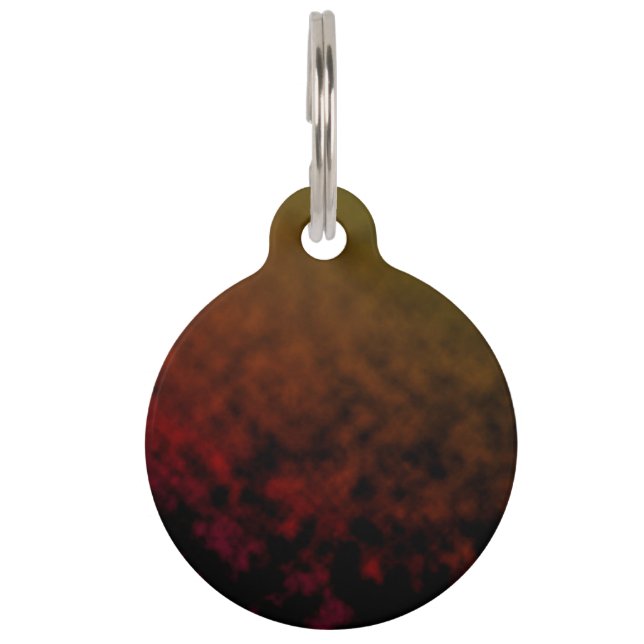Amber Fade Pet Tag (Front)
