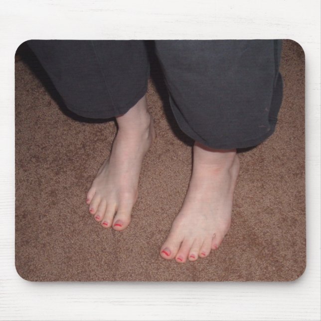 Amber Feet Mousepad (Front)