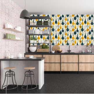 Amber Flora Society for Luxury Airbnb Descor Wallpaper