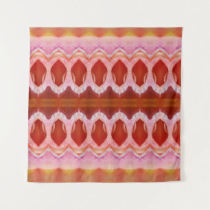 Amber Flower Ikat  Tapestry