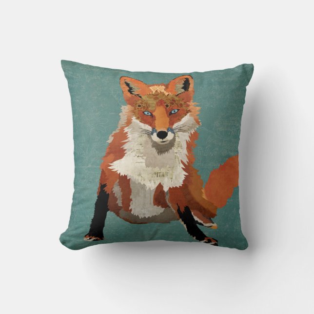 Amber Fox Pillow (Front)