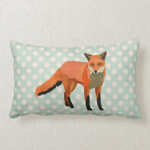 Amber Fox Polkadot MoJo Pillows