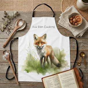 Amber Gaze: Meadow Fox, custom Apron