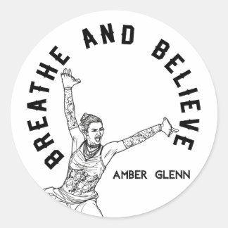 Amber Glenn Inspired Sticker