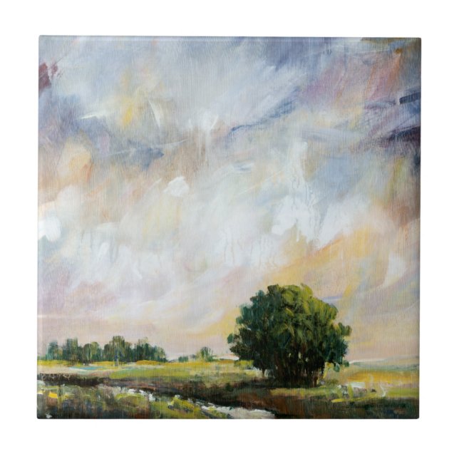 Amber Glow II Ceramic Tile (Front)