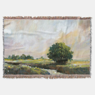 Amber Glow II Throw Blanket