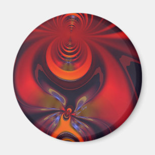 Amber Goddess – Orange and Gold Passion Magnet
