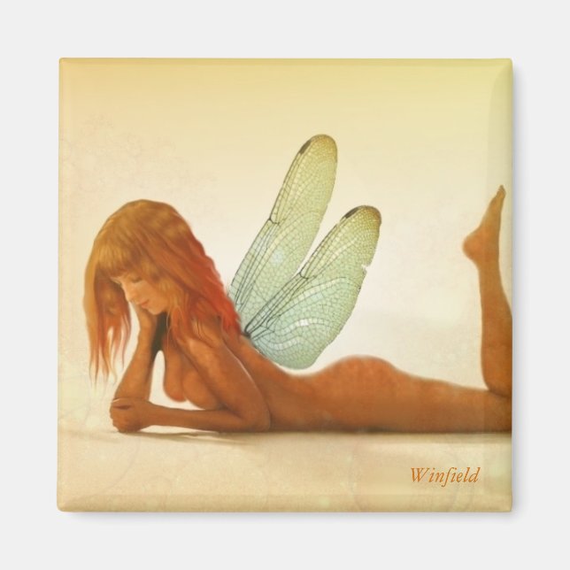 "Amber" Guardian Magnet (Front)