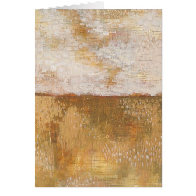 Amber Horizon Abstract Print | Melissa Averinos (Front)