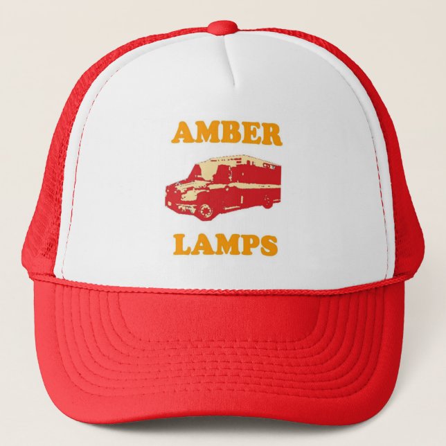 AMBER LAMPS Trucker Hat (Front)