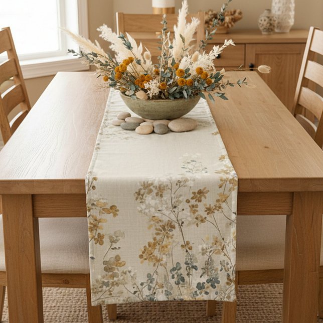 Amber meadow floral short table runner (Creator Uploaded)