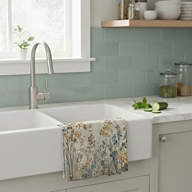 Amber meadow floral tea towel (Creator Uploaded)