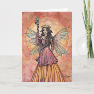 Amber Moon Fantasy Fairy Art by Molly Harrison Card