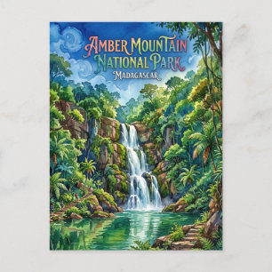 Amber Mountain National Park Madagascar Postcard