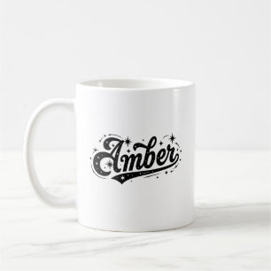 Amber name first last family coffee mug