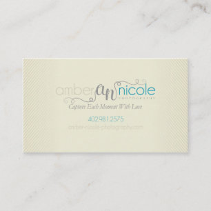 Amber Nicole Photography Custom Business Card