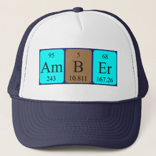 Amber periodic table name hat