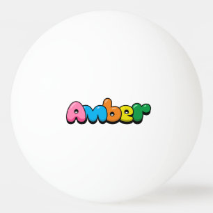 Amber Ping Pong Ball