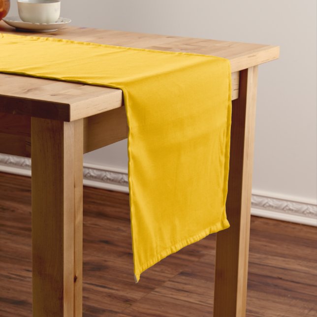 Amber	 (solid colour)  long table runner (In Situ)