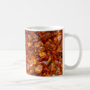Amber stones coffee mug