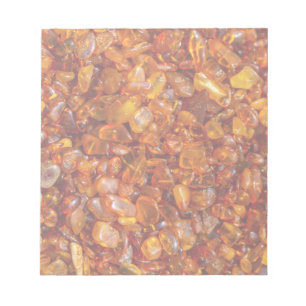 Amber stones notepad