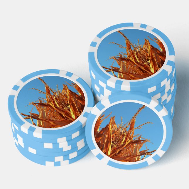 Amber Waves  Poker Chips (Stack)