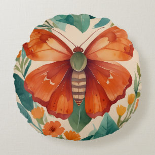 Amber Wings Round Cushion
