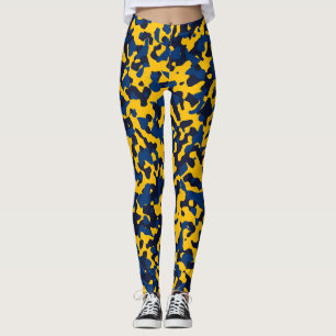 Amber Yellow, Midnight Blue, Haiti Blue, Camo Leggings