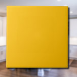 Amber Yellow Solid Colour | Classic Elegant Ceramic Tile<br><div class="desc">Amber Yellow Solid Colour | Classic | Elegant | Trendy | Stylish | Gift</div>
